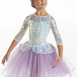 Sparkling Purple and Blue Kids Costume